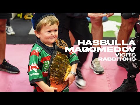 Hasbulla Magomedov visits Rabbitohs