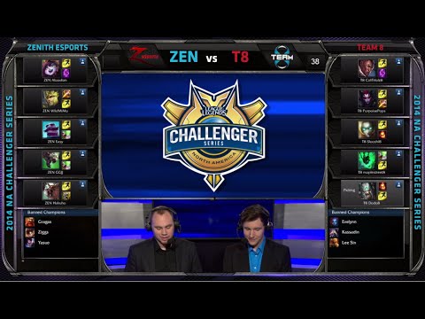 Team 8 vs Zenith eSports | Game 2 Quarter Finals S4 NA CS #2 Summer 2014 | T8 vs ZEN G2