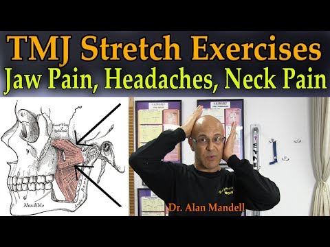 TMJ Stretch Exercises for Jaw Pain, Headaches, Neck Pain, Facial Pain - Dr Mandell