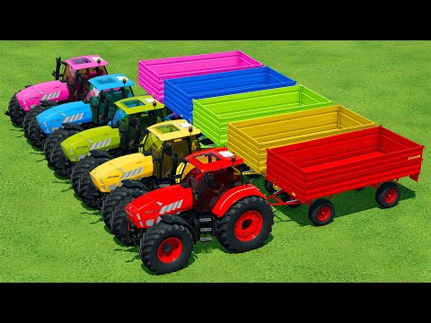 CUT CORN AND MAKE CHAFF WITH KRONE FORAGE HARVESTERS AND LAMBORGHINI TRACTORS - Farming Simulator 22