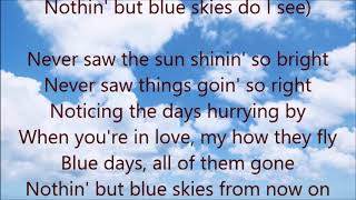 Blue Skies  Bing Crosby   +   lyrics