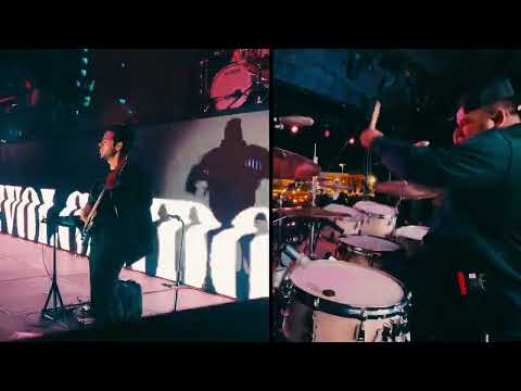 No puede ser | Drum/Bass Cam LIVE | Mau y Ricky, Eladio Carrion