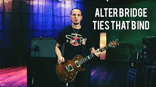 Alter Bridge &quot;Ties That Bind&quot; - Solo lesson by Mark Tremonti