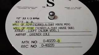 GARDNER COLE -WALL OF FEAR  [SCARED A THAT HOUSE MIX]