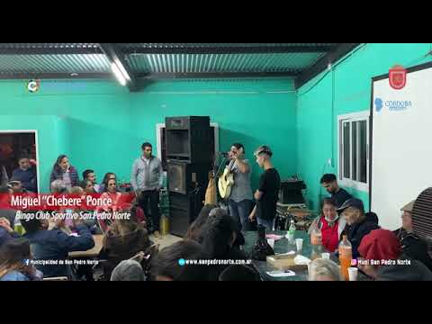 Miguel Chebere Ponce en San Pedro Norte - Agradecimiento a Agencia Córdoba Culutra