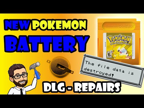 Sostituzione della batteria in una cartuccia di Pokemon Giallo | DLG Repairs
