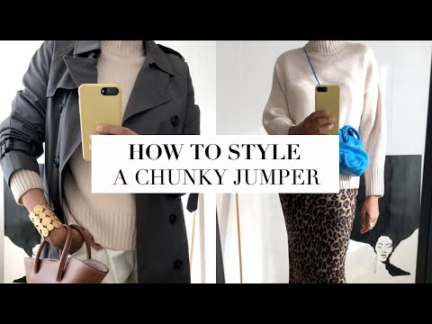 HOW TO WEAR A CHUNKY JUMPER | Massimo Dutti | Fall-Winter 2023-2024  | Capsule Wardrobe Essential