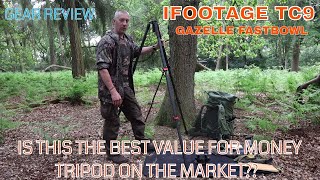 WILDLIFE PHOTOGRAPHY TRIPOD/ REVIEW/IFOOTAGE Gazelle TC9 Fastbowl Carbon Tripod