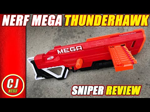 Nerf Mega Thunderhawk Review - 2018 NEW Accustrike Series