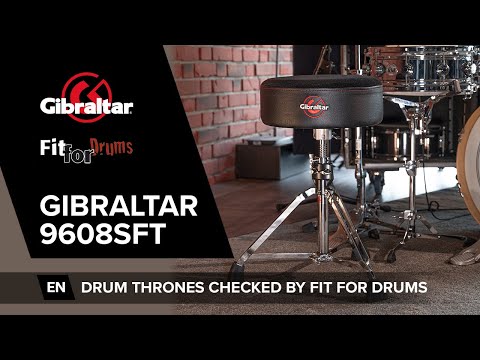 Gibraltar 9608SFT 9000 Series 13" Super Soft Cordura Round Drum Throne image 12
