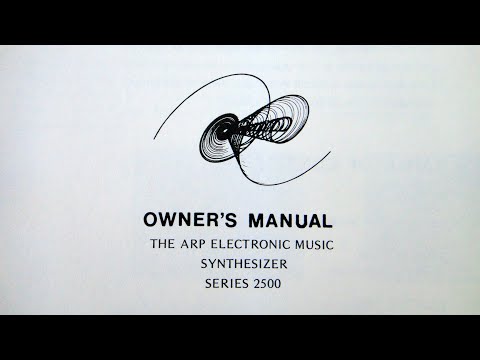 Super Expensive Manual for super expensive ARP 2500 Synth - Mint ! image 16