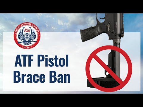 Pistol Brace Rule – What It Means For Suppressors