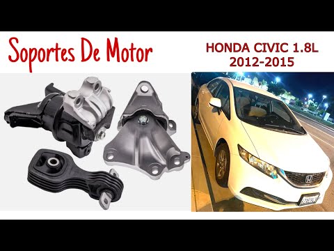 REEMPLAZO DE SOPORTES DE MOTOR Y TRANSMISIÓN HONDA CIVIC 1.8L 2012-2015