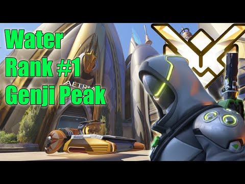 Water Genji God Gameplay POTG - Grand Master Overwatch Season 20