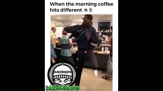 When the morning coffee hits different!
