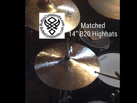 Buffalo Cymbalsmiths 14” High-Hats Matched Pair - Traditional Bild 11