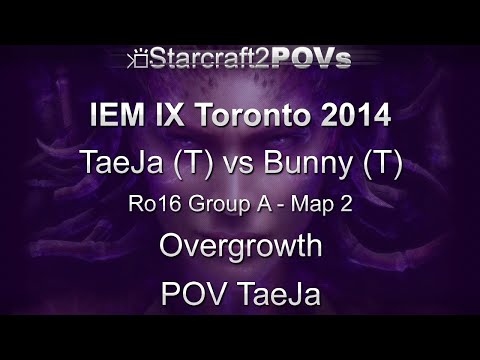 SC2 HotS - IEM IX Toronto 2014 - TaeJa vs Bunny - Ro16 Group A - Map 2 - Overgrowth - TaeJa