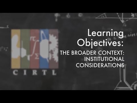 Institutional Considerations  Broader Context