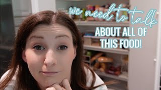 USE THE FOOD YOU HAVE! // Real-Time Pantry, Fridge & Freezer Cleanout + Meal Plan