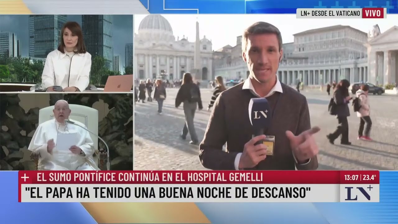 Nuevo parte médico de la salud del Papa Francisco: "Estado clínico estable"