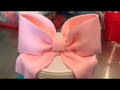 How to make a fondant bow