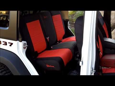 Trek Armor seat cover installs on 2013 Jeep Wrangler -UPDATED!