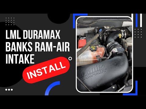 Banks Ram-Air Intake 42248 Install on LML Duramax Diesel #uintagarage #duramax #bankspower