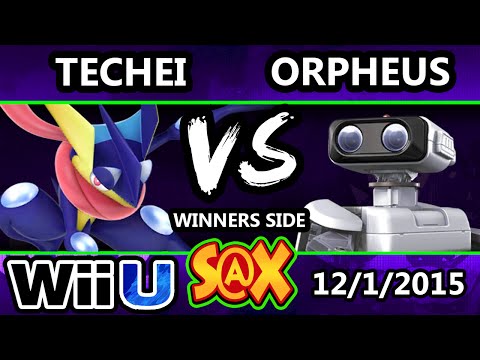 S@X 126 - Techei (Greninja) Vs. Orpheus (ROB) SSB4 Tournament - Smash Wii U Smash 4