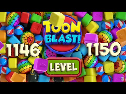 Toon Blast level 1146 - 1150 [ Peak ] HD 👋😘✌️