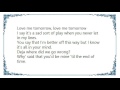 Boz Scaggs - Love Me Tomorrow Lyrics