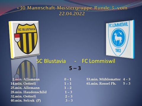 +30 Meistergruppe SC Blustavia - FC Lommiswil