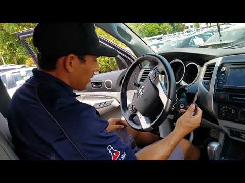 Programming a remote manually for toyota most models. On board programming procedure.