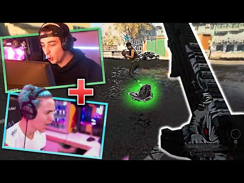 Cloakzy and @Ninja  DUO vs QUADS in Warzone Battle Royale