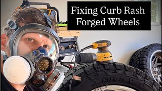 Fixing Curb Rash Forged Wheels Yourself