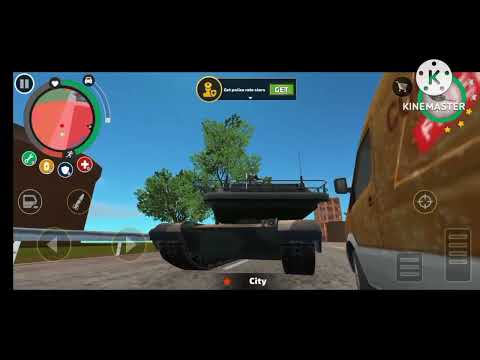 Enter in Police Blue Tank in Rope Hiro Vice Town Secret Place Base Location pink Blu Army Tank