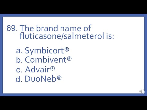 Top 200 Drugs Practice Test Question - The brand name of fluticasone/salmeterol is: