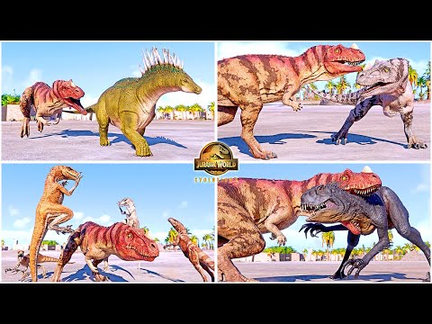 Ceratosaurus All Perfect Animations & Interactions 🦖 Jurassic World Evolution 2 - JWE, San Marie Bay
