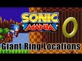 [Sonic Mania] Every Giant Special Stage Ring in the Game (And How to Reach Them)