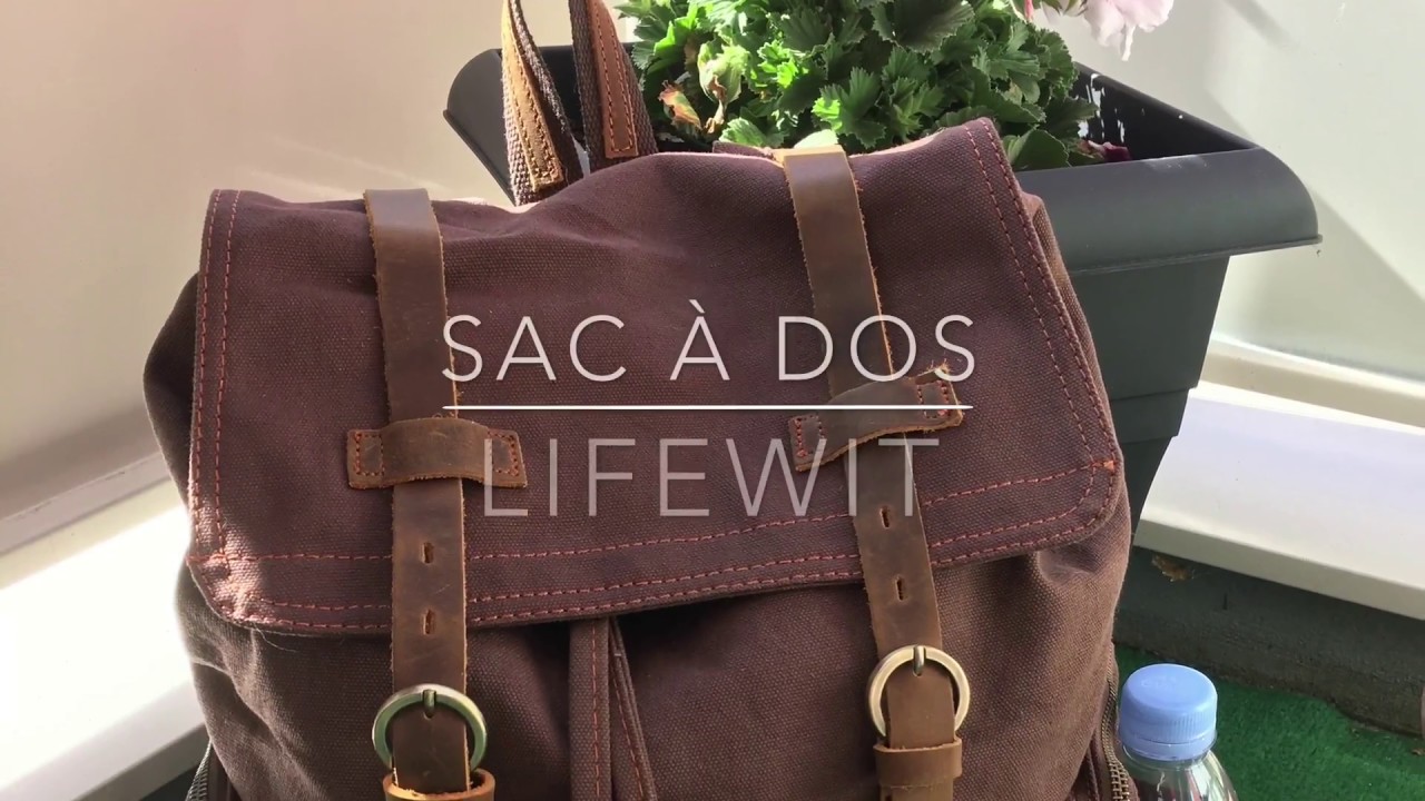 Lifewit - Sac à dos vintage