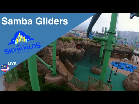 Samba Gliders Genting SkyWorlds | Setpoint Swing Thing | Onride POV [4k]