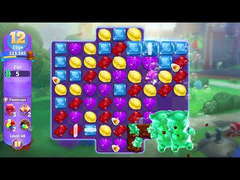 Wonka's World of Candy Level 68 no booster [Gameplay Walkthrough] [Zynga]