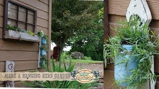 Do it yourself - Hanging Herb Garden - Upcycled