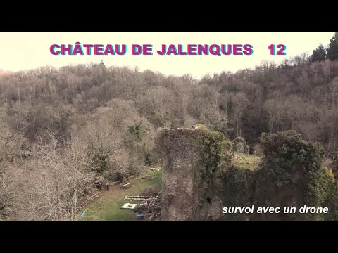 Chateau filmé par drône