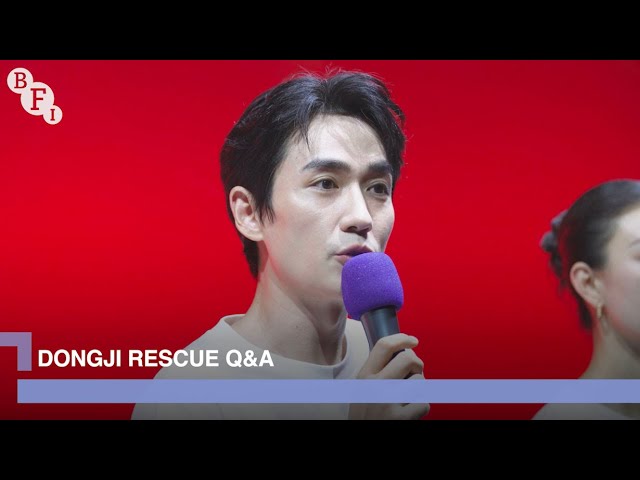 The cast and crew of Dongji Rescue Q&A | BFI IMAX