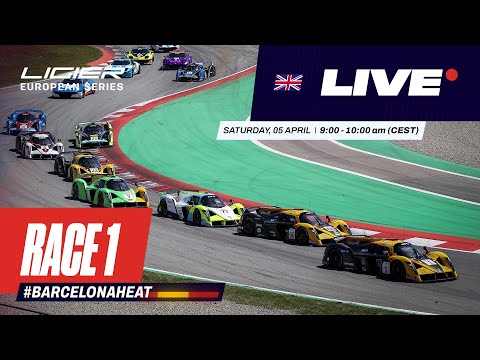 LIVE Race 1 (English) – 2025 Barcelona Heat – Ligier European Series