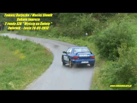 Tomasz Boryczko / Maciej Słowik - Subaru Impreza - 2 runda SZK " Wyścig na Świnię " Zwiernik Łosie
