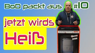 BoD packt aus - jetzt heize ich ein - ROWI Gas-Heizofen Blue Flame 4200W