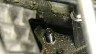 2002 mazda protege rear engine mount nuts removal