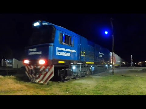 CRRC 9445 INGRESANDO A VENADO TUERTO #trenesargentinoscargas 