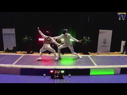 Italian Championships 2021 U23MF - L4 - Pietro Velluti v Tommaso Marini